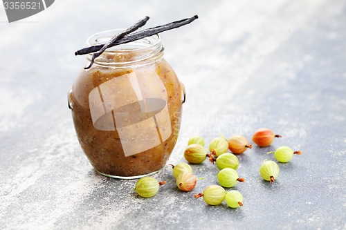 Image of gooseberry jam