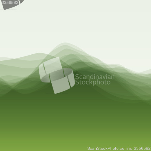 Image of Water Wave. Vector Illustration For Your Design.