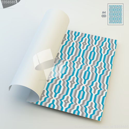 Image of Seamless Vector Background. A4 Business Blank. 