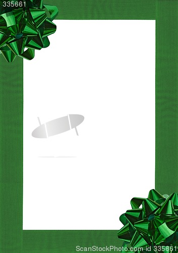 Image of Green Gift wrapping bow