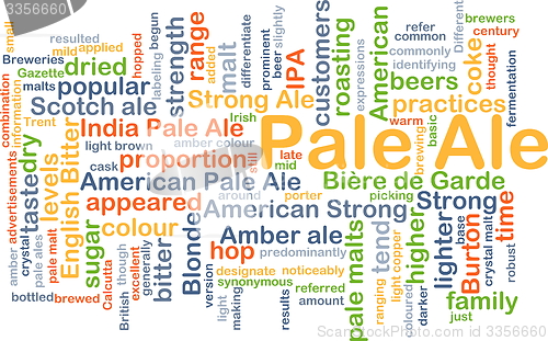 Image of Pale ale background concept