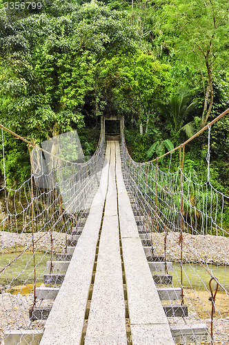 Image of Rural Hanging Bridge