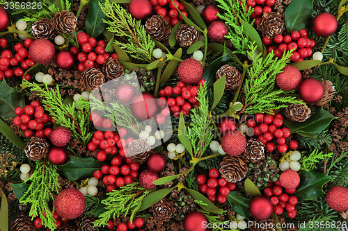 Image of Christmas Decorative Background