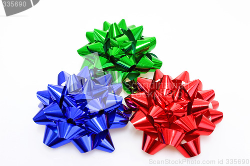 Image of Three colurful Gift Bows
