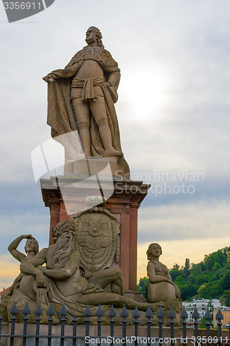 Image of Prince Karl Theodor at sunset