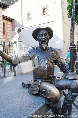 Image of Don Quixote in Alcala de Henares
