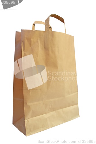 Image of Brown paper shopping bag