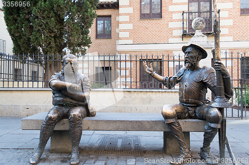 Image of Don Quixote and Sancho Panza