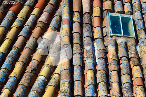 Image of Colorfull roof tiles