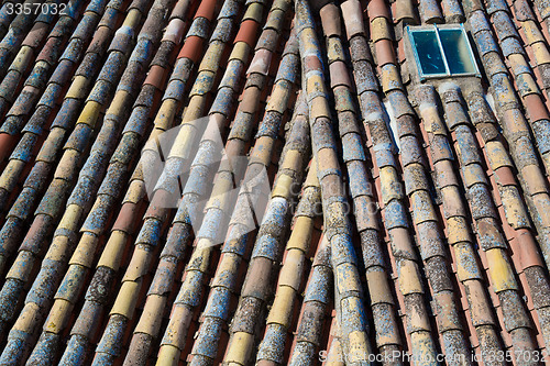 Image of Roof tiles and window