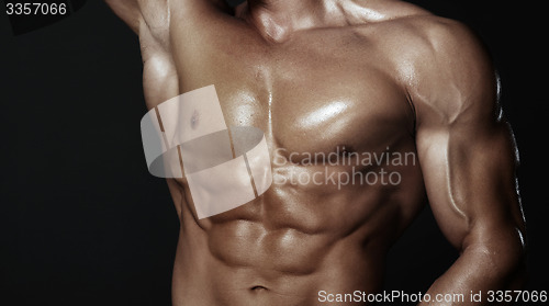 Image of Body of muscular man