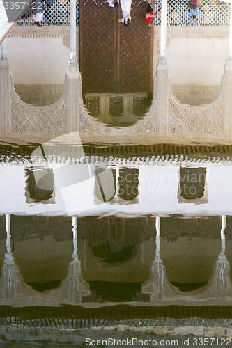 Image of Water reflection of Alhambra