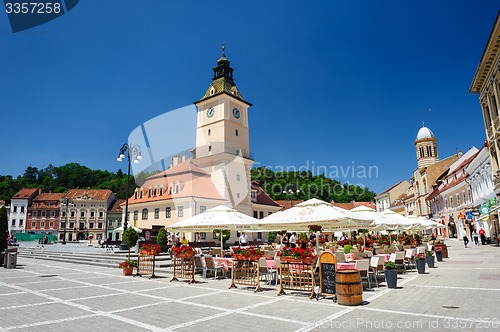 Image of The old town hall and the council square, Brasov