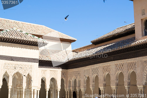 Image of Arches with a blue sky