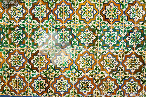 Image of Poligonal patterns in Alhambra