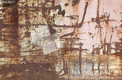 Image of Abstract Rusty Metal Surface Background
