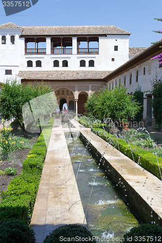 Image of Fountain at the Generalife