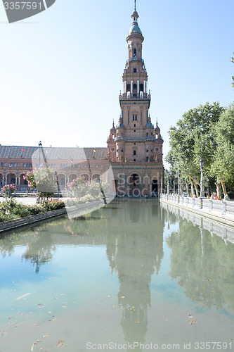 Image of East side tower of Spain square