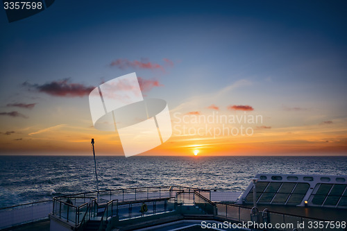 Image of atlantic sunset