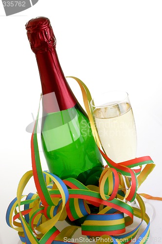 Image of Bottle of sparkling wine