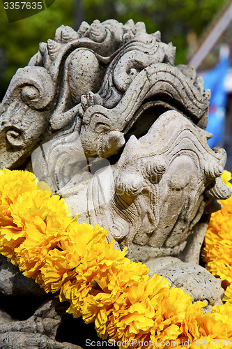 Image of demon   the temple bangkok asia   stone  warrior monster