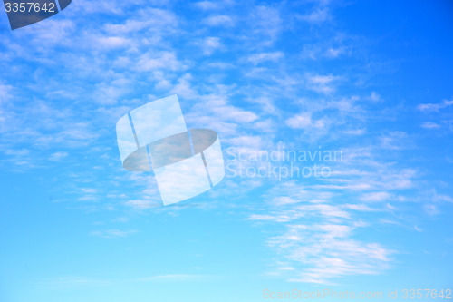 Image of in the blue sky white soft  