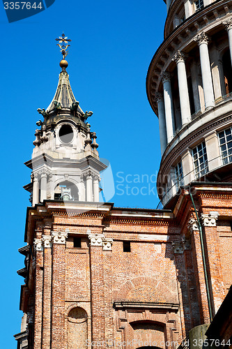 Image of column old  in italy europe    and sunlight