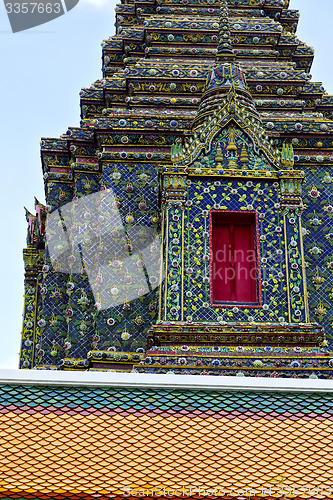 Image of  thailand  bangkok in   temple abstract  