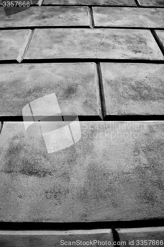 Image of abstract step   brick in  italy old wall and texture material th