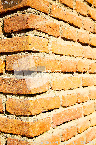 Image of abstract step    in  italy old wall  the background