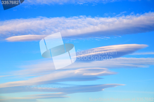 Image of  the blue  white soft clouds and  background