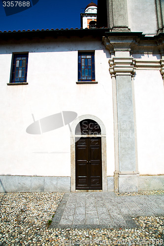 Image of old architecture in italy milan religion and sunlight