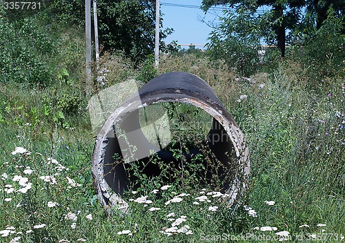 Image of concrete stack