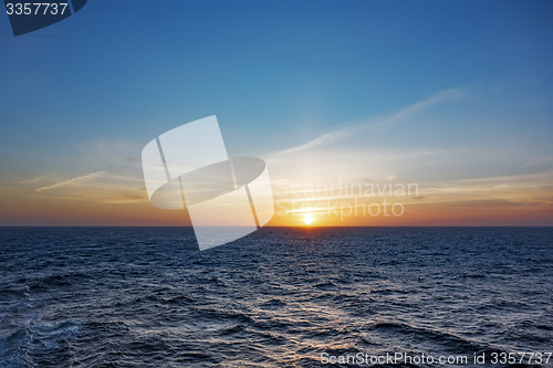 Image of atlantic sunset