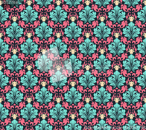 Image of seamless damask pattern