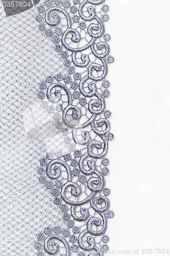 Image of Decorative silver lace