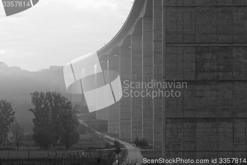 Image of Large highway viaduct ( Hungary)