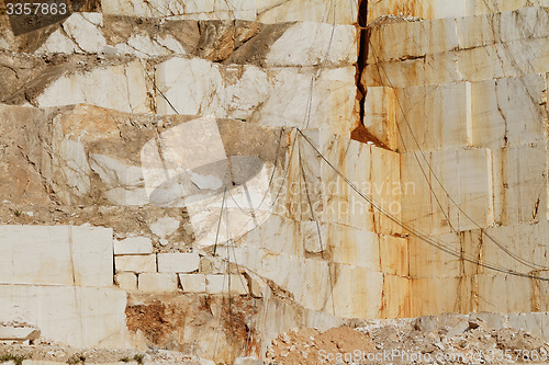 Image of White marble quarry