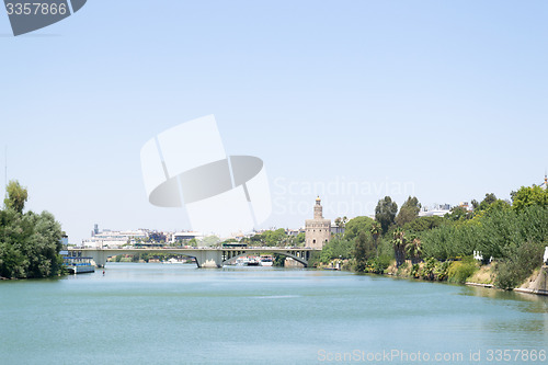 Image of Gold tower from a ferry