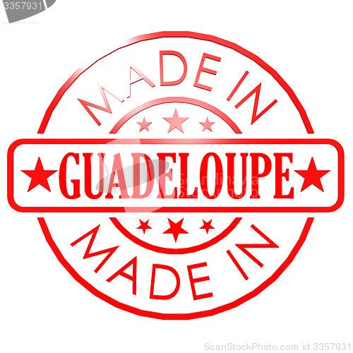 Image of Made in Guadeloupe red seal
