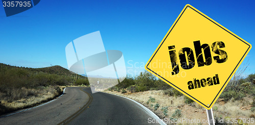 Image of Jobs ahead sign