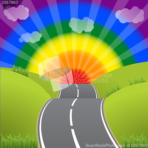 Image of Road to a bursting gay lesbian sky