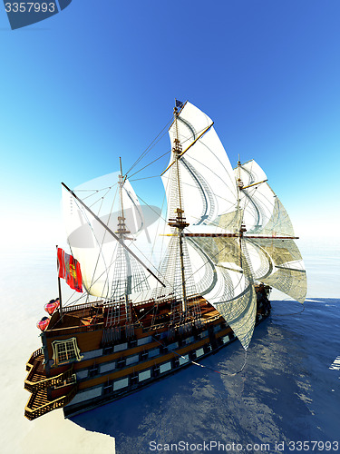 Image of Magnificent French warship
