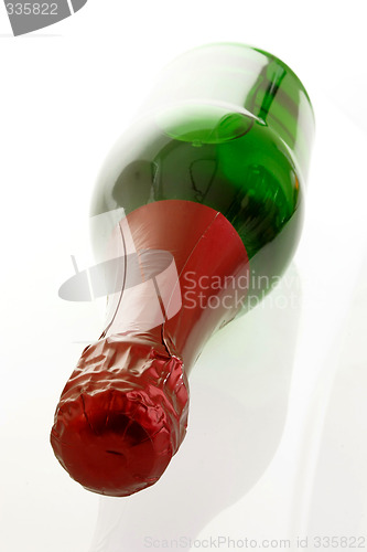 Image of Green wine bottle