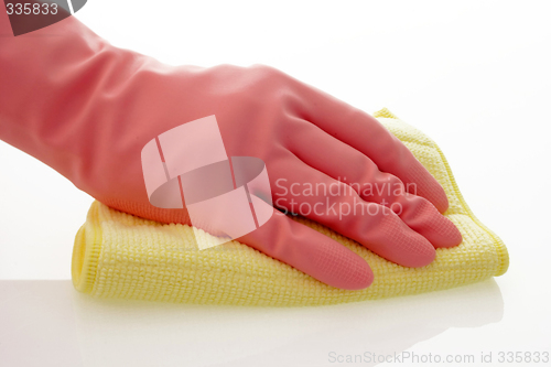 Image of Pink gloves