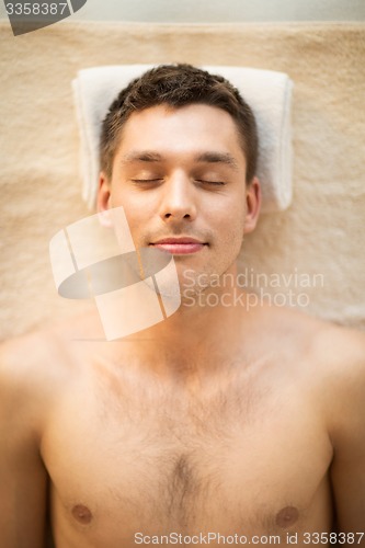 Image of man in spa