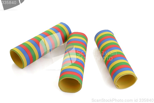 Image of Rolled paper streamer