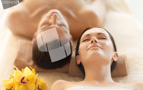 Image of couple in spa