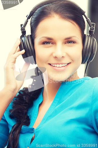 Image of woman with headphones