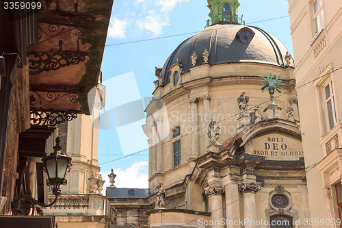 Image of Dominican church in Lviv